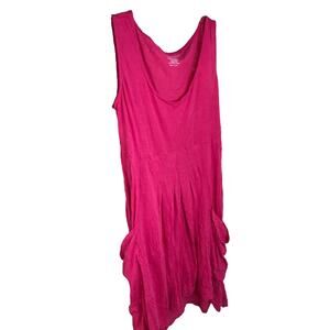 Pleats Collection Midi‎ Dress Womens S Boho Festival Hippie Gypsy Sleeveless